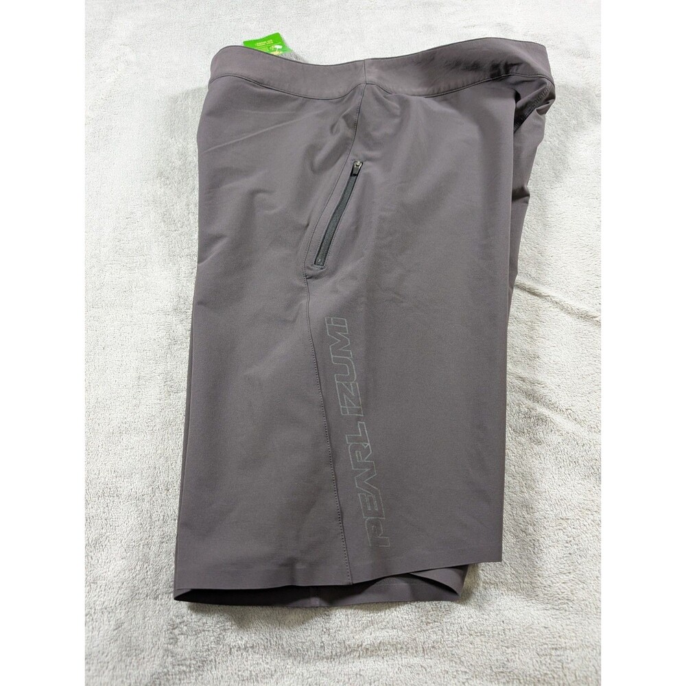 Pearl Izumi Elevate Shell Shorts Gray 34 Standard Fit Bike Athleisure Spell Out - Picture 4 of 10